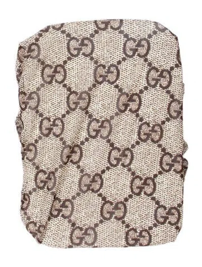 Pre-owned Gucci Gg Logo Pantyhose In Brown