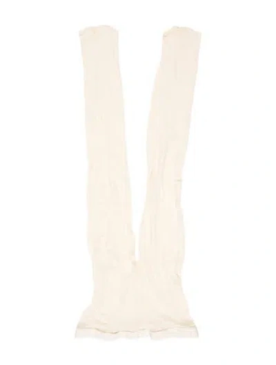 Pre-owned Gucci Gg Logo Pantyhose In Neutral