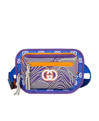 Gucci Gg-logo Print Zipped Belt Bag
