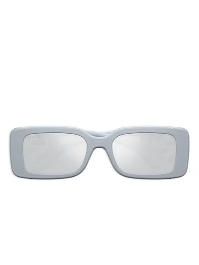 Gucci Gg-logo Rectangle-frame Sunglasses