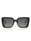 Gucci Womens Black Gg1861s Square Acetate Sunglasses In Black