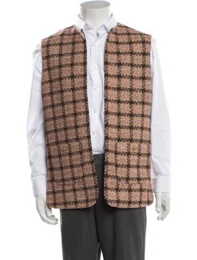 Pre-owned Gucci Gg Logo Vest In Neutrals