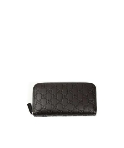 Gucci Gg Logo Wallet In Black