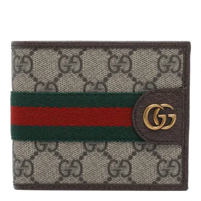 Gucci Gg Logo Wallet In Gray
