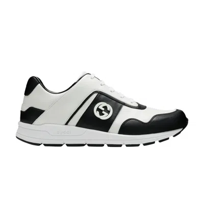 Pre-owned Gucci Gg Low 'black White'