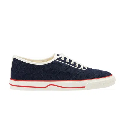 Pre-owned Gucci Gg Low 'dark Blue' | Men's Size 7.5