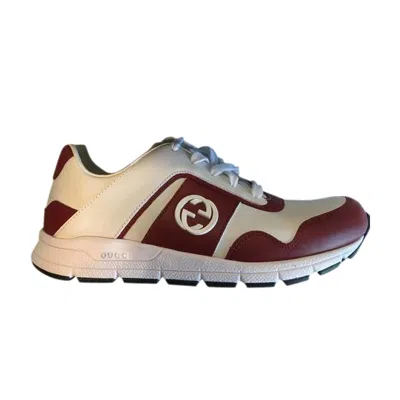 Pre-owned Gucci Gg Low 'red White'