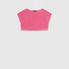 Gucci Gg Macramé Top In Pink