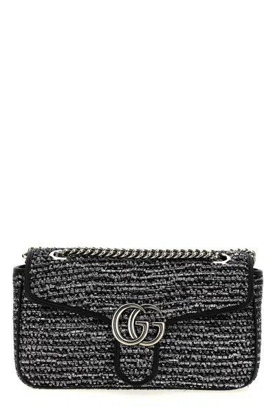 Gucci 'gg Maramont' Small Shoulder Bag In Black