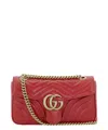 GUCCI GG MARMONT 2 SHOULDER BAGS RED