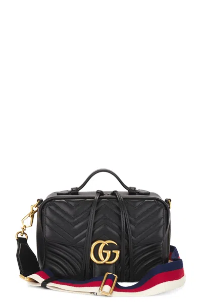Gucci Gg Marmont 2 Way Shoulder Bag In Black