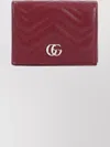 Gucci Women Gg Marmont Leather Card Case
