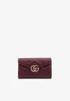Gucci Gg Marmont 2.0 In Burgundy