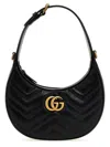 Gucci Gg Marmont 2.0 Shoulder Bags Black In Black