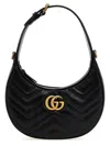 Gucci Gg Marmont 2.0 Shoulder Bags Black In Black