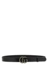 Gucci Gg Marmont Belts Black In Black