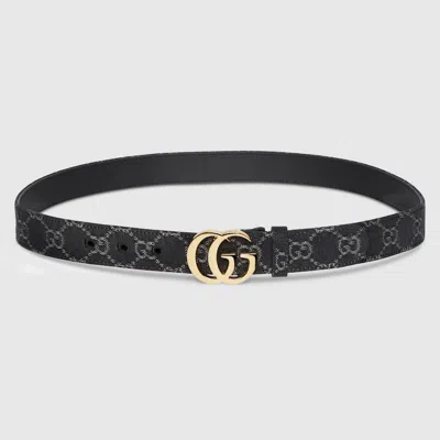 Gucci Gg Marmont Belt In Gold