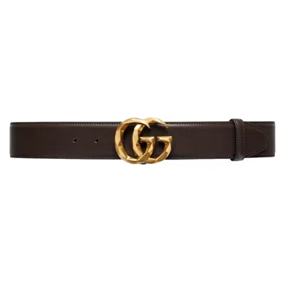 Gucci Gg Marmont Belt In Black