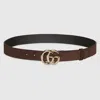 Gucci Gg Marmont Belt In Brown