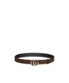 Gucci Gg Marmont Belt In Brown