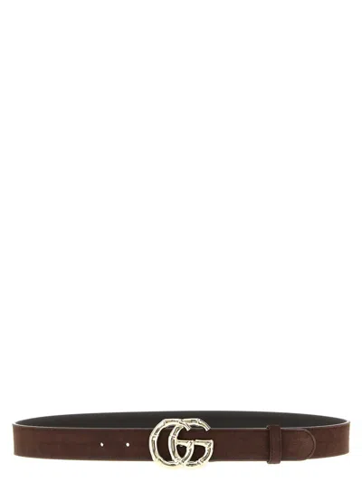 Gucci Gg Marmont Belts Brown