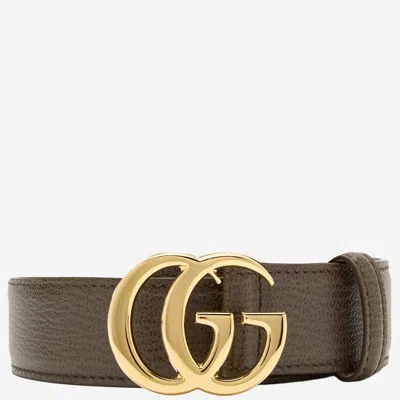 Gucci Gg Marmont Belt In Brown