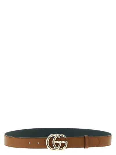 Gucci Gg Marmont Belt In Brown