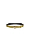 Gucci Gg Marmont Belt In Green