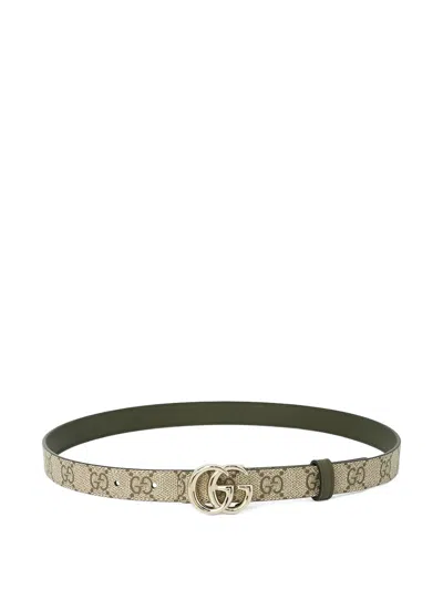 Gucci Gg Marmont Belt In Green