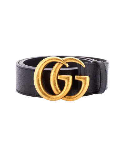 Gucci Gg Marmont Belt Leather Wide (authentic Pre-loved) In Multi
