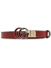 Gucci Gg Marmont Belt In Rot