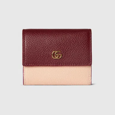 Gucci Gg Marmont Bi-color Mini Wallet