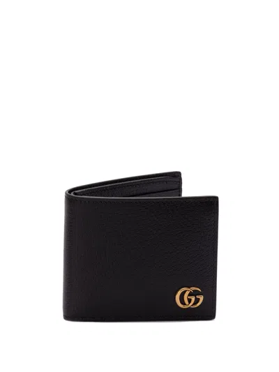 Gucci `gg Marmont` Bi-fold Wallet In Black  
