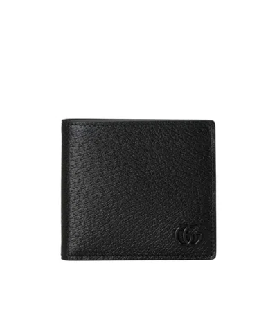 Gucci Gg Marmont Bi-fold Wallet In Black