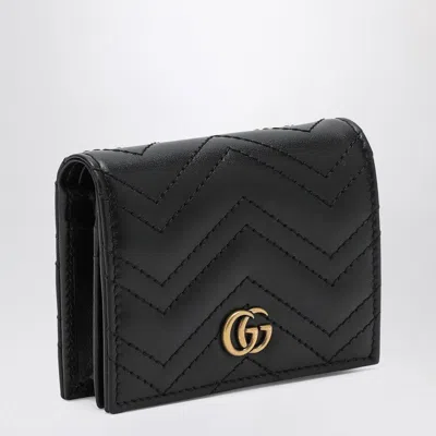 Gucci Gg Marmont Black Small Wallet Women