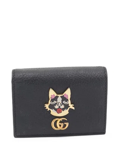 Pre-owned Gucci Gg Marmont Bosco Wallet