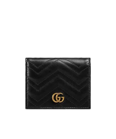 Gucci Gg Marmont Small Wallet In Black