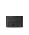 Gucci Gg-plaque Card Holder In Black