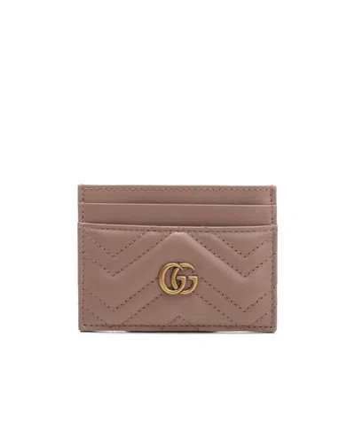 GUCCI GUCCI GG MARMONT MATELASSÉ CARDHOLDER