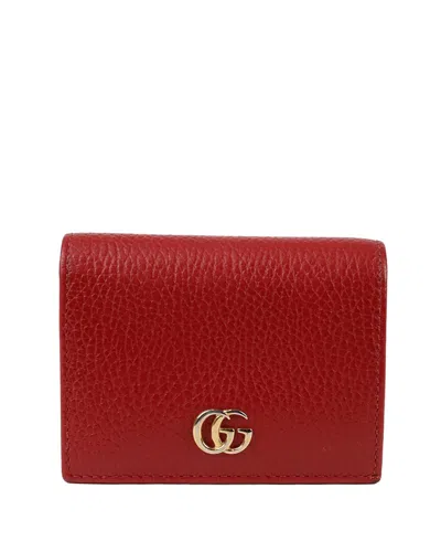 Pre-owned Gucci Gg Marmont Card Case Wallet (authentic Pre-loved)