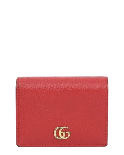 Pre-owned Gucci Gg Marmont Card Case Wallet (authentic Pre-loved)