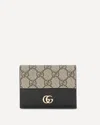 Gucci Women Gg Marmont Card Holder In Burgundy