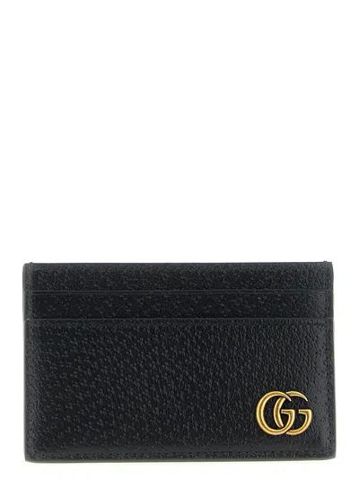 Gucci Gg Marmont Card Holder In Black