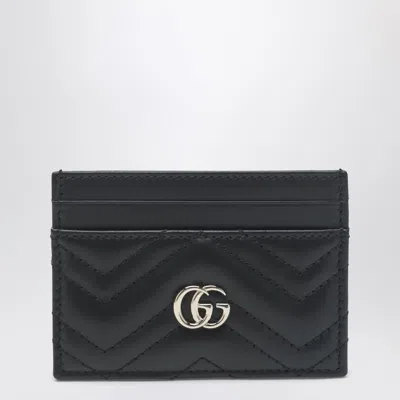 Gucci Gg Marmont Card Holder Black/gold