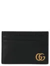 Gucci Gg Marmont Card Holder Wallet In Black