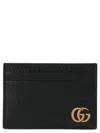 Gucci Gg Marmont Card Holder Wallet In Black