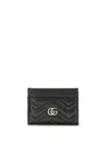 Gucci Gg Marmont Chevron Card Holder