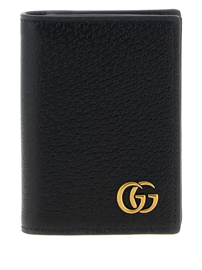 Gucci Gg Marmont Cardholder In Black