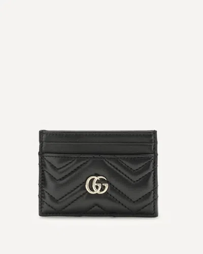 Gucci Gg Marmont Cardholder In Black
