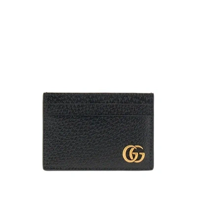 Gucci Gg Marmont Cardholder In Black